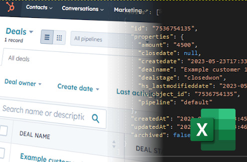 Excel HubSpot integration using VBA