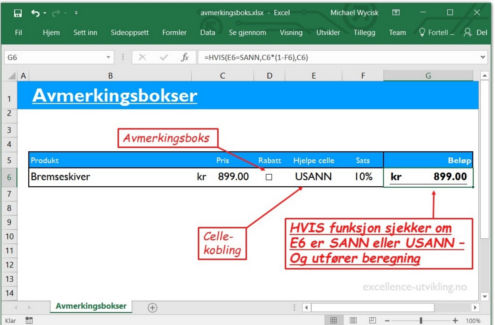 Excel avmerkingsboks thumbnail